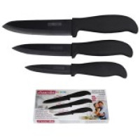 5160  Набор ножей керамических с ручками из ABS "soft-touch" 3 пр. (10см, 12,5см, 15см.)