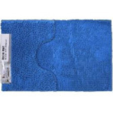 Набір килимків для ванної кімнати 50x80+50x40 см 1200 GSM Блакитний VZ2036WBlue