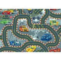 PL-05060 Килим для дитячої кімнати ВУЛИЦЯ "CARS" 100x150, Христинка