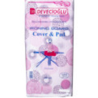 MM002  Чохол для прасувальної дошки "COVER" зі шнуром, бавовна, 52х140 см