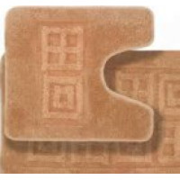 PL-562-тч  Набор ковриков для ванной и туалета, 2шт., на рез. основе 50*80см. Турция