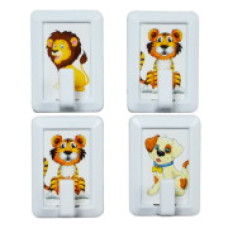 ZP84233  Гачки прямокутні   4шт, ТМ Zambak Plastic