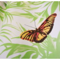 2218M  Шторка для душа Miranda BUTTERFLY, 180х200см