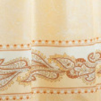 5417BG  Шторка для душа Miranda LEOPARD, 180х200см, бежева