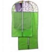 *5515  Чохол об"ємний для одягу 20* 60*100 "Green"