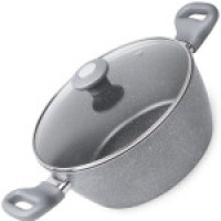 4281GR  Кастрюля Ø24см 3,6л. с крышкой и Гранитным покрытием из алюминия