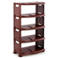 Полиця для взуття 5-ярусна "Rattan" Коричневий RP-9571