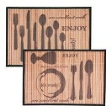 TD08363  Бамбуковый коврик "Enjoy", ТМ МД, 30х45 см, окантованный