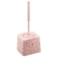 JF1974-Pow  Щітка для унітазу зі стаканом "Ажур", рожева пудра