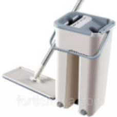 Швабра-полотер комплект з відром 17x20x37 см 'Scratch Cleaning Mop", додаткова запаска FN43238
