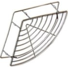 Полиця кутова 29.5x22x5 см 21.5x21.5x5 см хромована 0435C