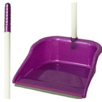 ZP84613  Совок с резинкой, длинная ручка, 26х25х5 см (92 см) TM Zambak Plastik