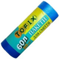 Пакети для сміття 60x20 см Tofix АС-11008