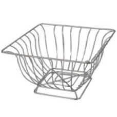 PL-2660  Корзинка для Фруктов KWADRAT 24*24*12cm, хром