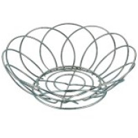 PL-2707  Корзинка для Фруктов ROZETA 24*24*7,5cm, хром