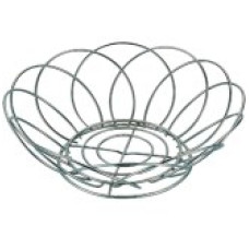 PL-2707  Корзинка для Фруктов ROZETA 24*24*7,5cm, хром