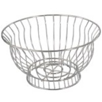 PL-2653  Корзинка для Фруктов WAZA 24*24*12cm, хром