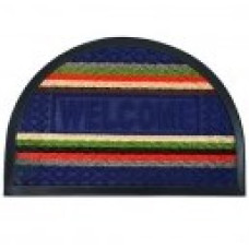 TZR09503  Коврик придверный овальный с узором (полипропилен), 40*60 см