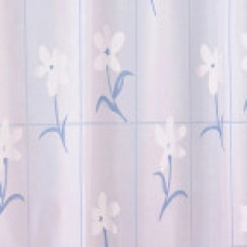 3413B  Шторка для душа Miranda COUNTRY FLOWER, 180х200см, блакитна