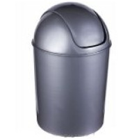 W2371  Ведро WC  с качающ. крышкой, (сталь)