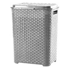 Ротанг корзина для білизни 40л. 40*32,5*50cm /металік./ KP0778ME