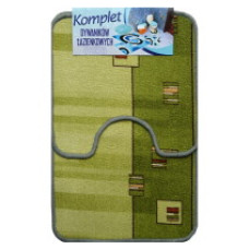 PL-8888  Набор ковриков для ванной и туалета, 2шт., 50*80см. на рез. основе