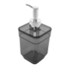 TRL-4023-TB  Дозатор для рідкого мила CUBE, прозорий чорний