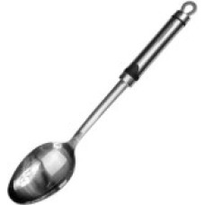 5056  Ложка 7*10*35см. поварская из нерж. стали