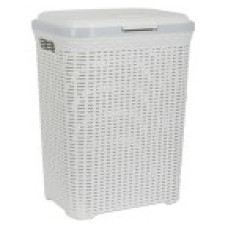 KP0726W  Ротанг корзина для білизни 60л. 43,5*34*57cm /белая./