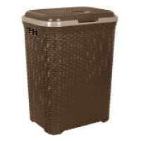 KP0726BR  Ротанг корзина для білизни 60л. 43,5*34*57cm /коричневая./