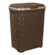 KP0726BR  Ротанг корзина для білизни 60л. 43,5*34*57cm /коричневая./
