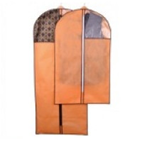 ***2887  Чохол об"ємний для одягу 20* 60*140 "Orange"