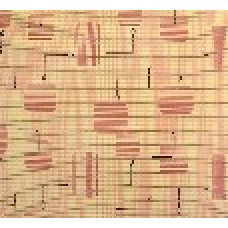 YW08333  Коврик "Лабиринт красный", 65*46см