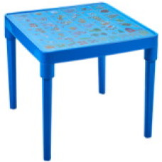 Стіл дитячий "Абетка Англійська" 51x51x47 см Блакитний 100028/2